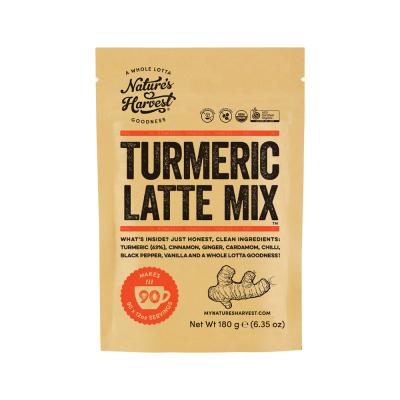Nature's Harvest Organic Turmeric Latte Mix 180g